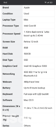 Macbook dual core M